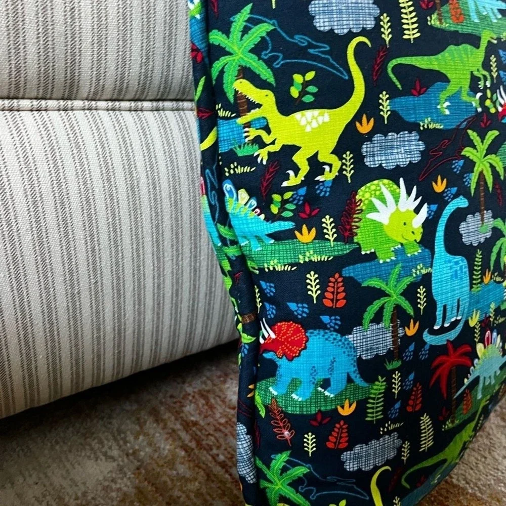 Kids‎ Dinosaur Pillow Colorful T-Rex, Brontosaurus, & Friends Custom Made 16